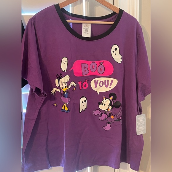 NWT Disney Parks Daisy & Minnie Halloween Star Wars Grogu Spooky T-Shirt XXL - Picture 2 of 9
